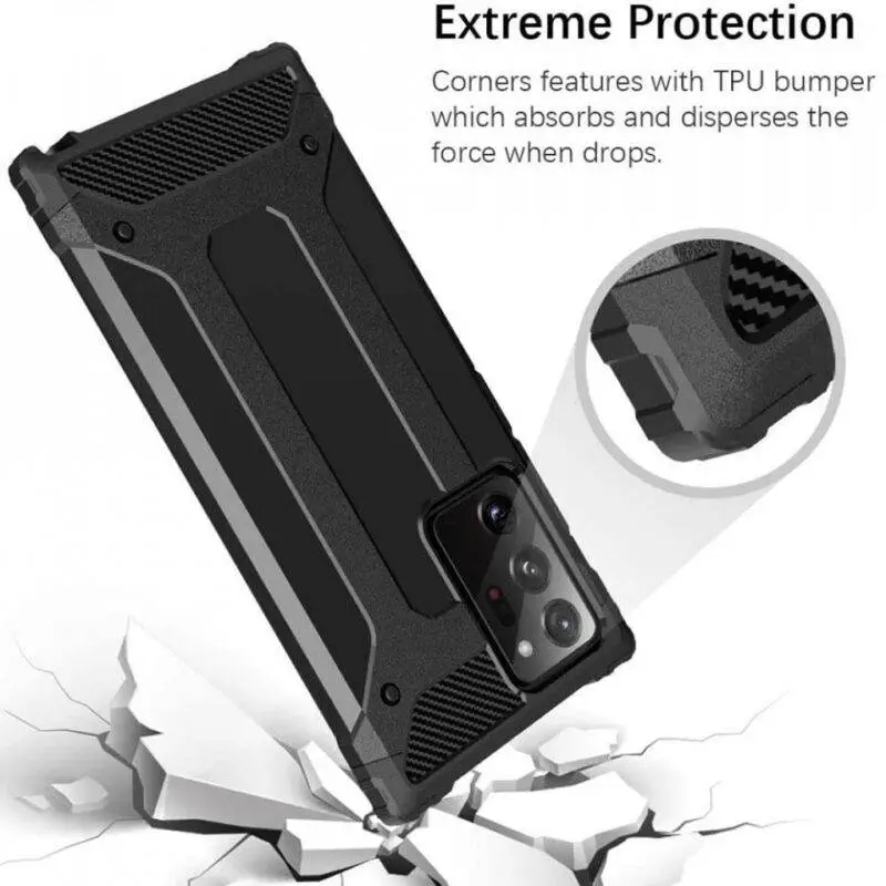 Techsuit - Hybrid Armor - Samsung Galaxy Note 20 Ultra - Negru - imagine 2