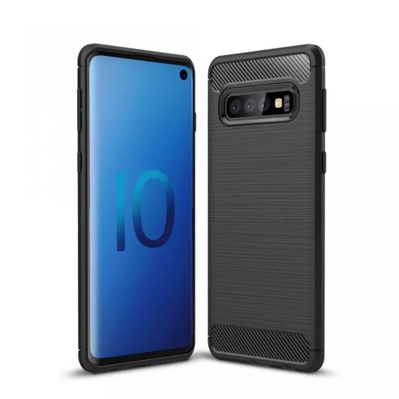 Carbon Black case for Samsung S10 Plus