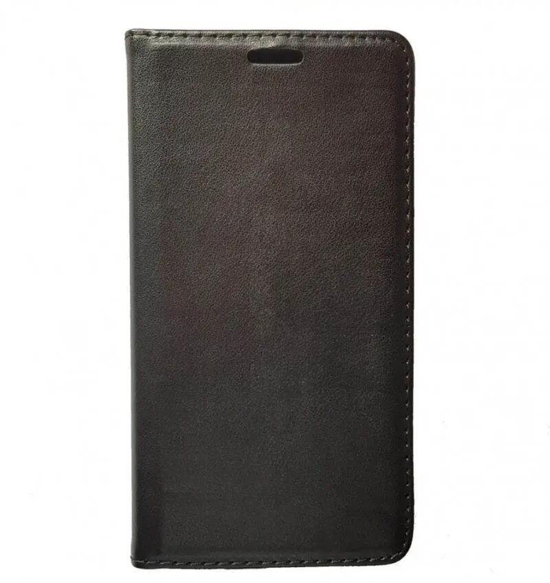 Husa flip cover magnet ascuns piele Samsung J7 (2017) - Negru