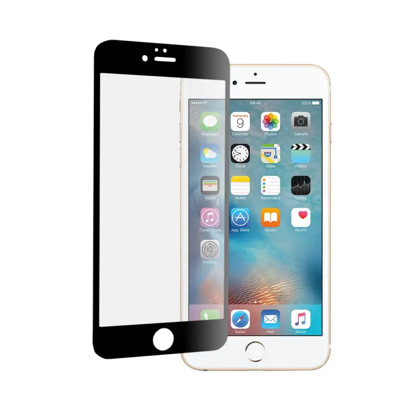 Mocolo - 3D Curved Full Glue Glass - iPhone 6 / 6s - Black