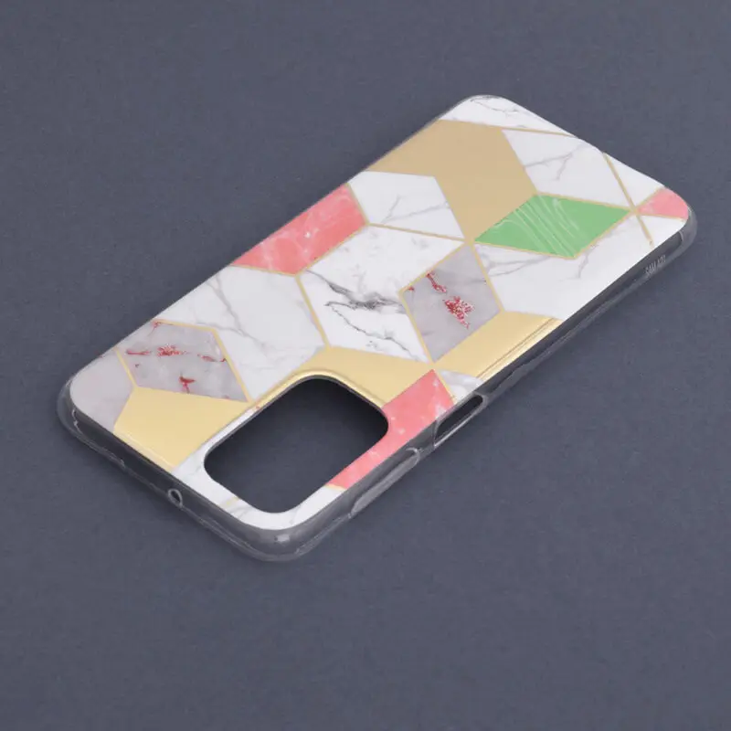 Techsuit - Marble Series - Samsung Galaxy A23 4G / A23 5G - Purple Hex - imagine 2